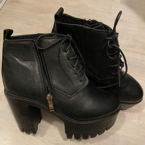 Korean style high boots